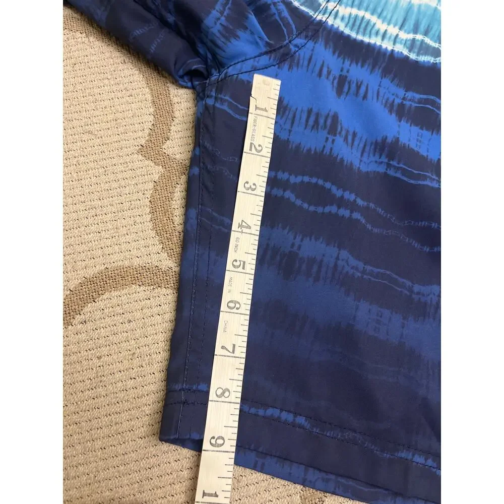 Speedo blue lemonade water repellent UPF 50+ swim trunks, 9” inseam, size XXL